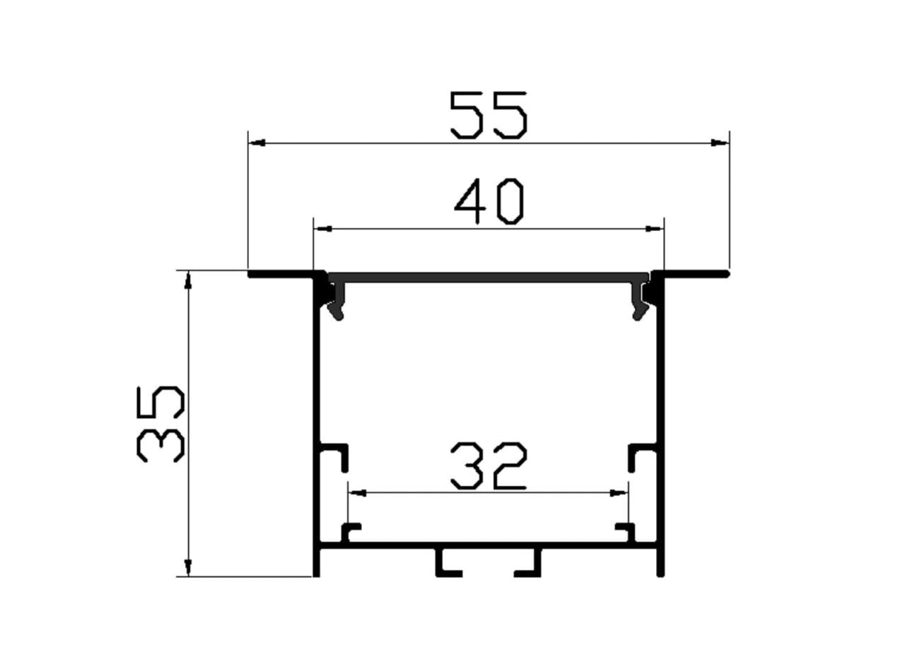 Shallow Recessed Profile