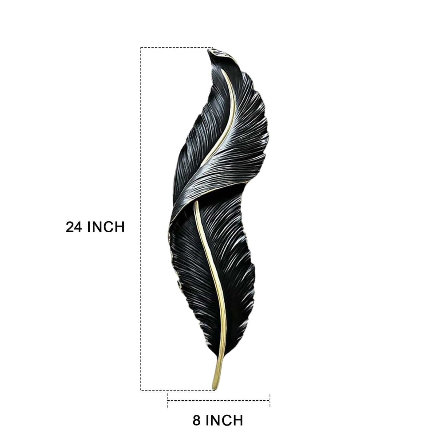 Resin Feather Wall Lamp